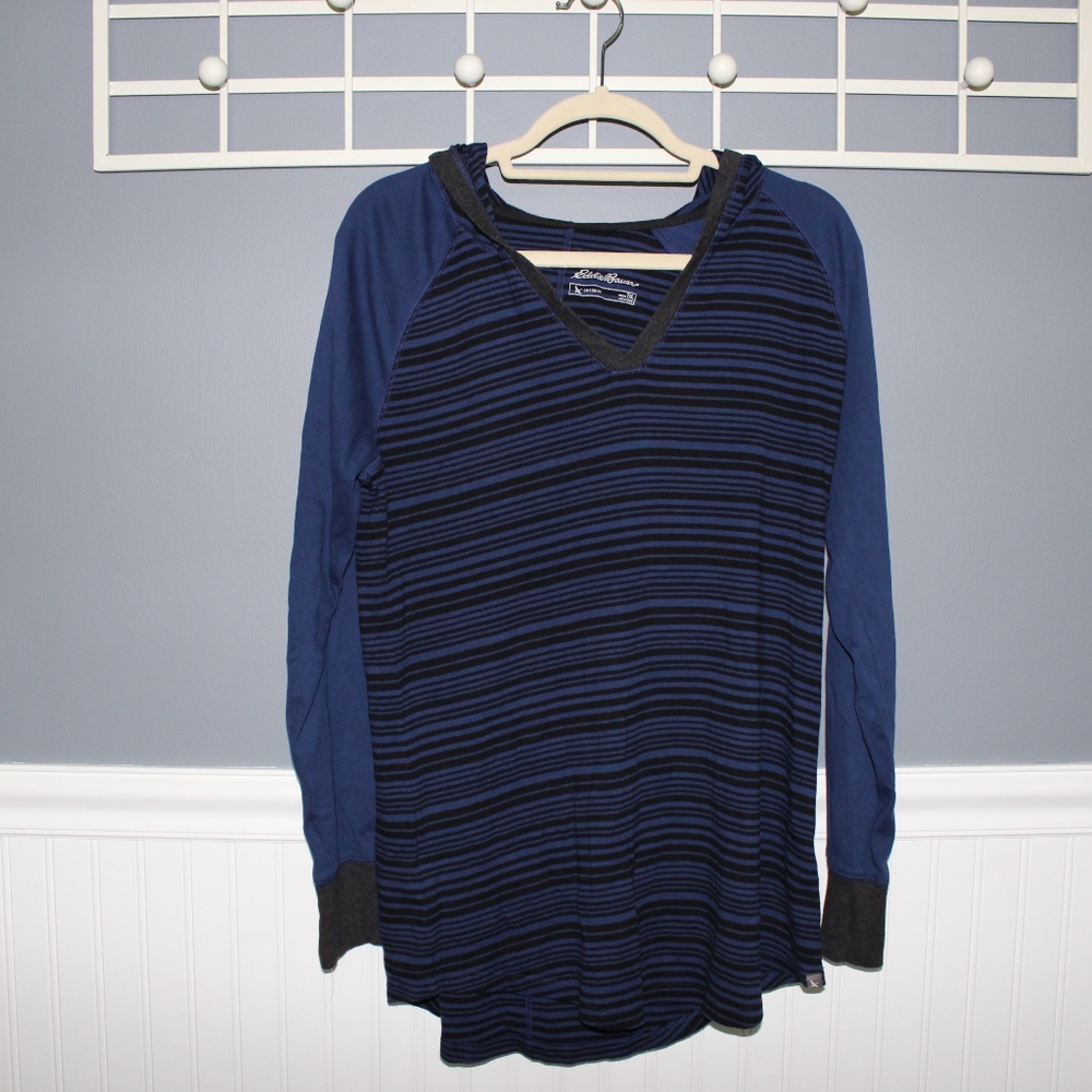 Striped Hooded Long Sleeve